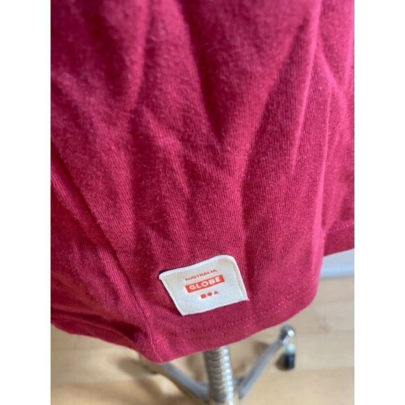 GLOBE "Every damn day" top Mens long sleeve tshirt rhubarb - Picture 4 of 7